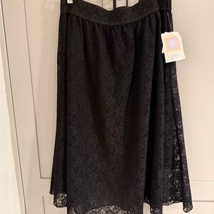 LuLaRoe Lola (Black Lace Skirt)